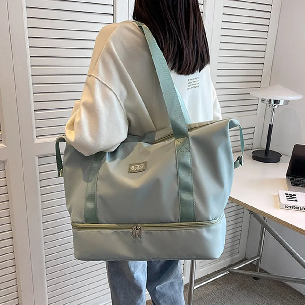 Multi Pocket Nylon Travel Bag - travel-bag by Trendsi | Available at Handbags Specialist Headquarter