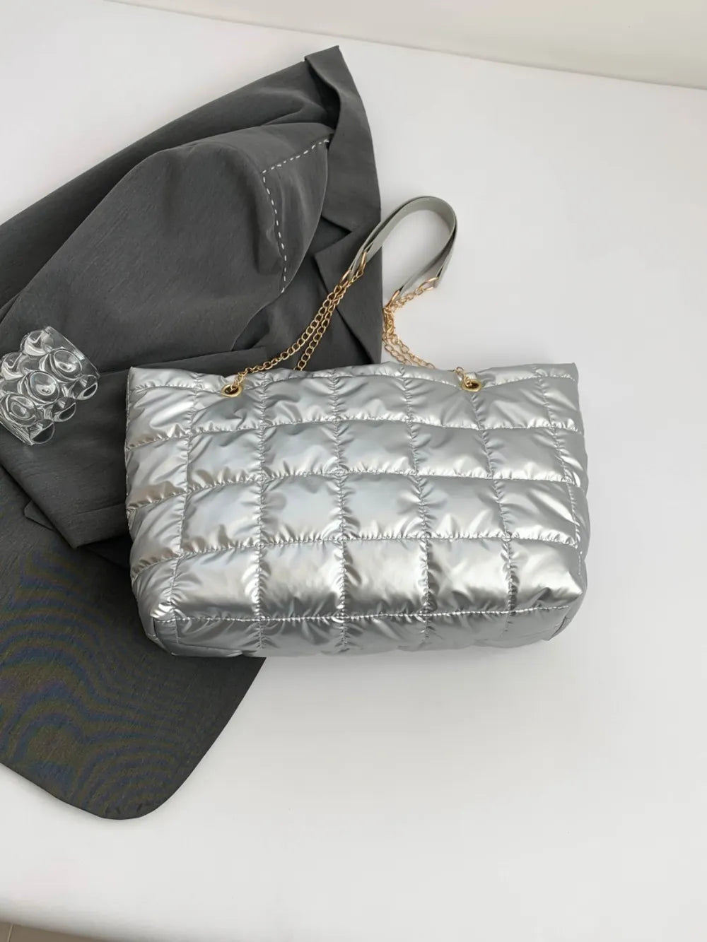 Bubble Texture Tote Bag - Tote Bag by Trendsi | Available at Handbags Specialist Headquarter