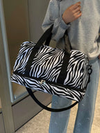 Oxford Cloth Leopard Travel Bag - travel-bag by Trendsi | Available at Handbags Specialist Headquarter