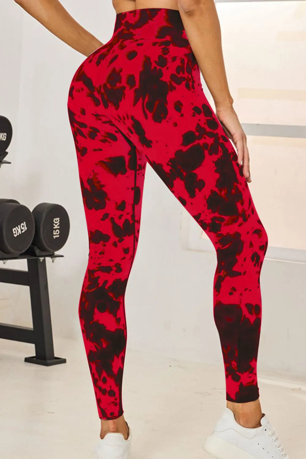 Tie-Dye High Waist Active Leggings - Leggings by Trendsi | Available at Handbags Specialist Headquarter