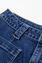 Wide Leg Pocketed High Waist Jeans - Women / Jeans & Denim by Trendsi | Available at Handbags Specialist Headquarter