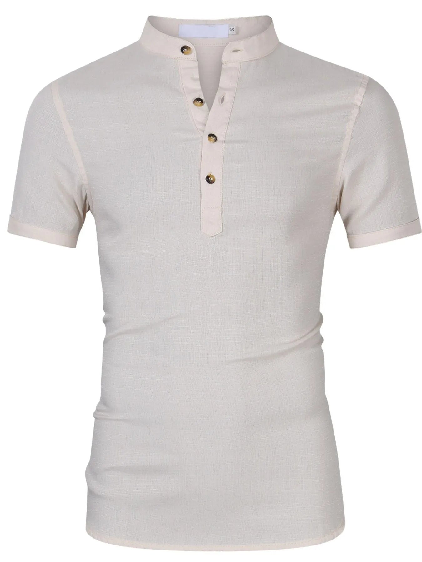 Men's Collar Neck Short Sleeve Polo Shirt - Men's Polo shirt by Trendsi | Available at Handbags Specialist Headquarter