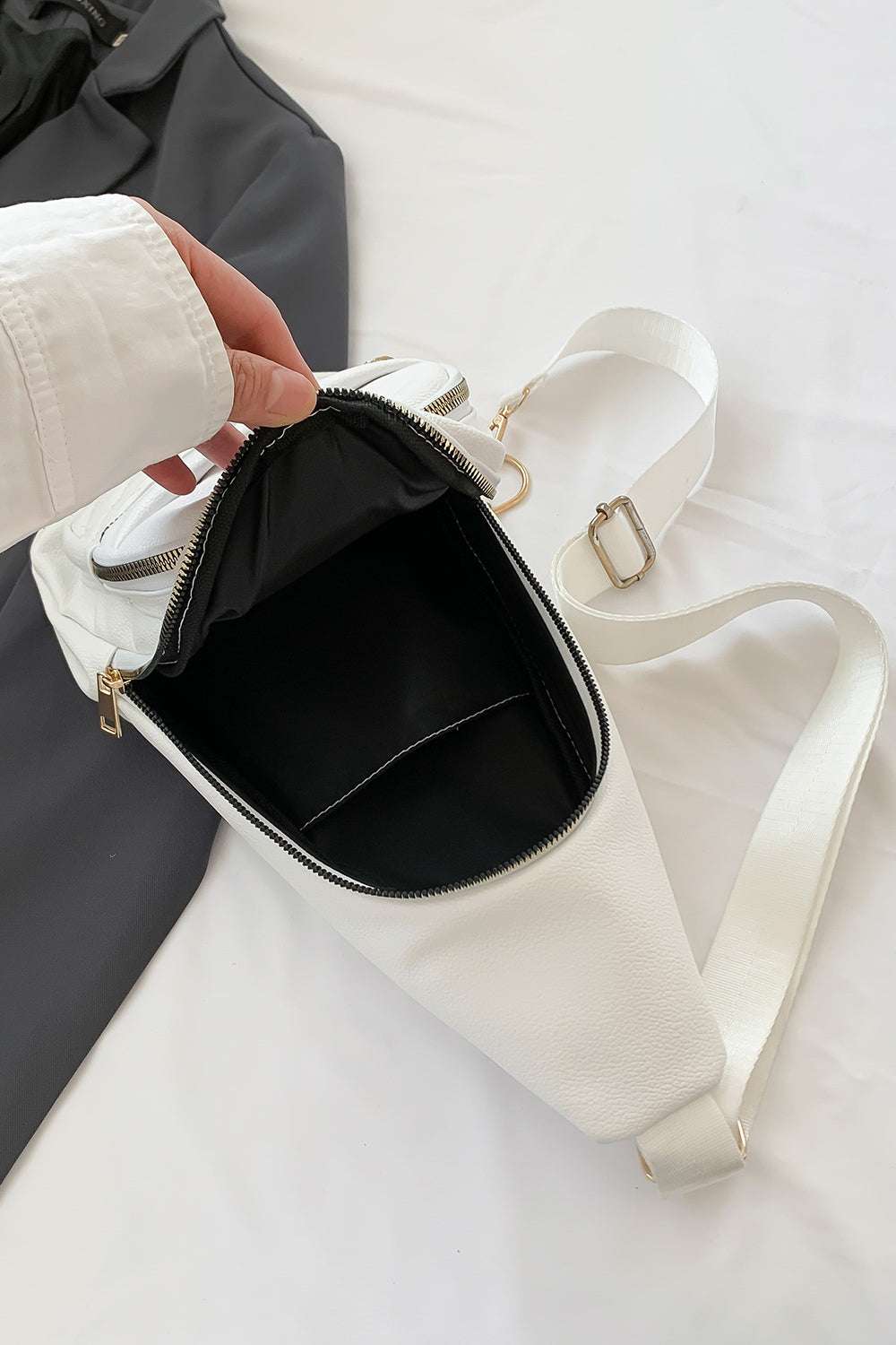 PU Leather Sling Bag - Crossbody Bag by Trendsi | Available at Handbags Specialist Headquarter