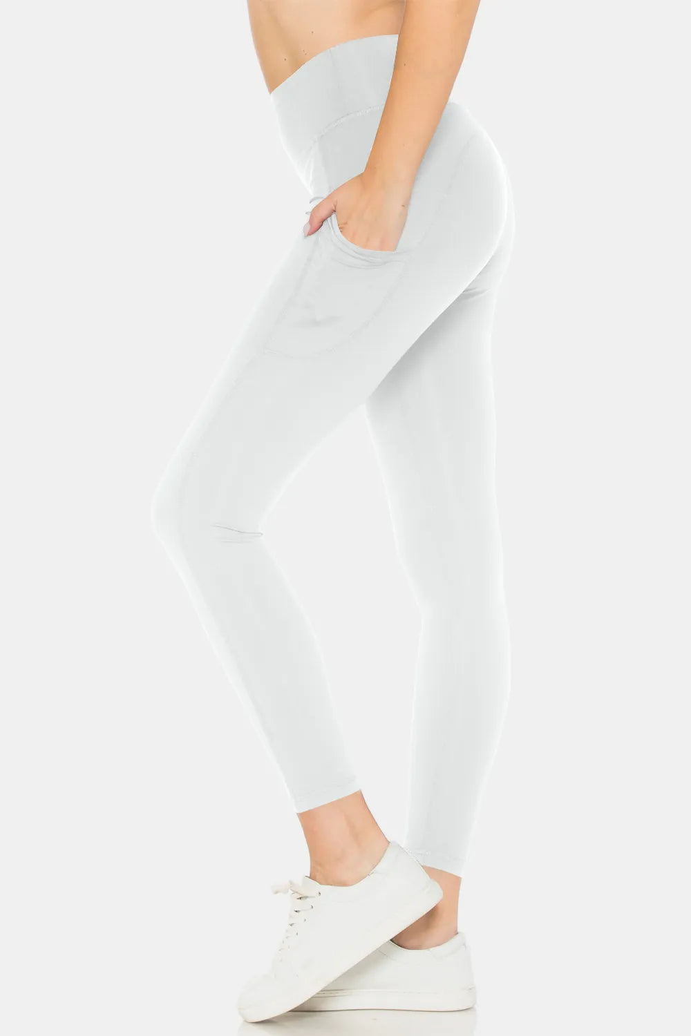 Leggings Depot High Waist Leggings with Pockets - Leggings by Trendsi | Available at Handbags Specialist Headquarter