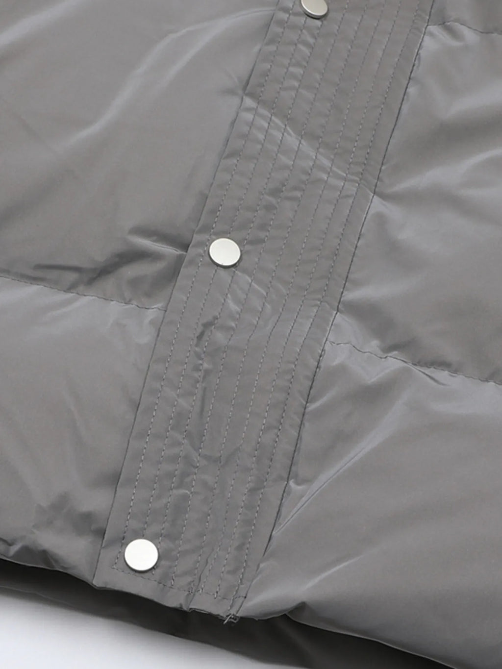 Men's Full Size Quilted Long Sleeve Puffer Jacket Plus Size - Men's jackets by Trendsi | Available at Handbags Specialist Headquarter