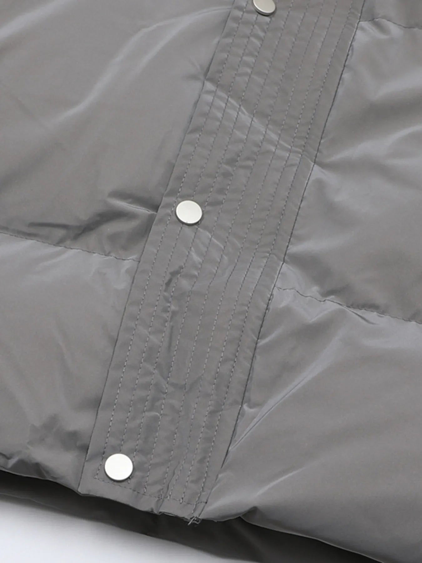 Men's Full Size Quilted Long Sleeve Puffer Jacket Plus Size - Men's jackets by Trendsi | Available at Handbags Specialist Headquarter