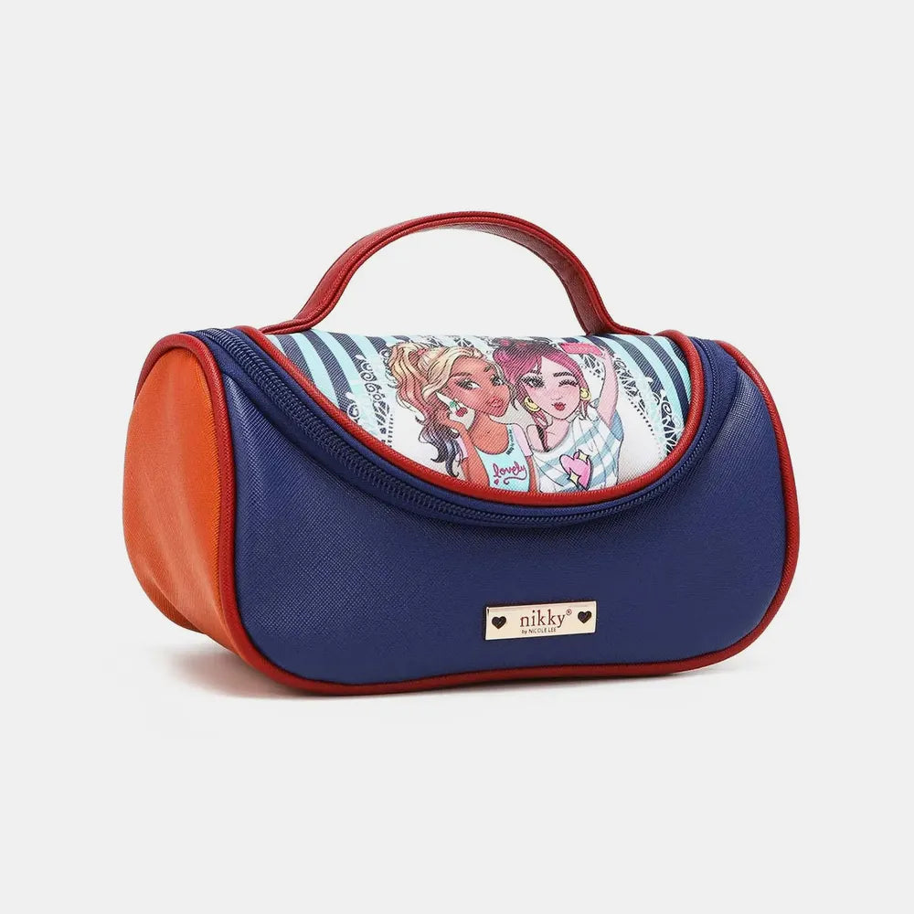 Nicole Lee USA Nikky Contrast Makeup Bag - Tote Bag by Trendsi | Available at Handbags Specialist Headquarter