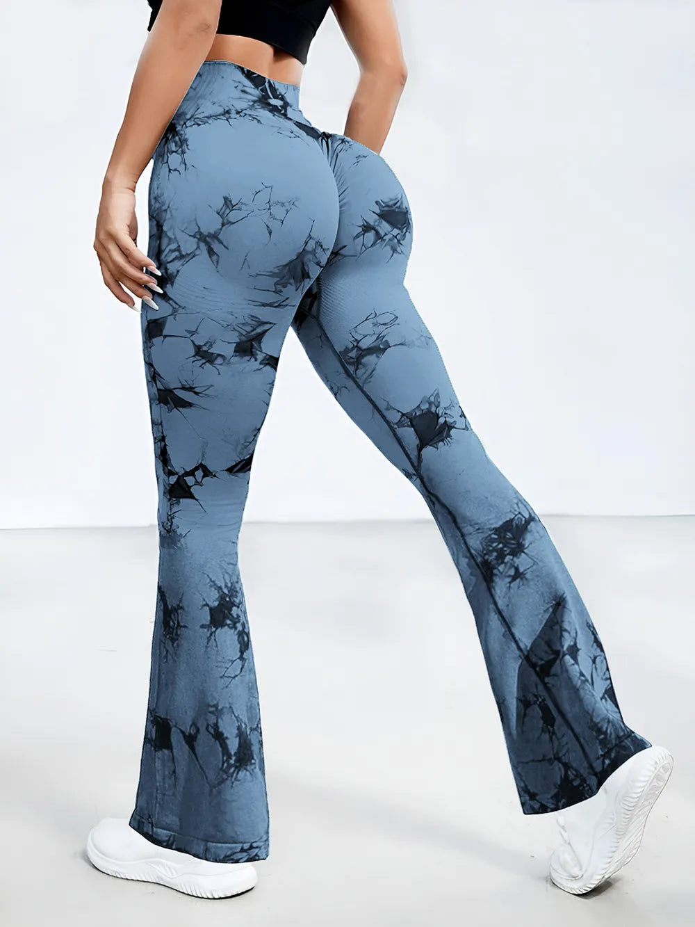 Tie-Dye High Waist Active Leggings - Leggings by Trendsi | Available at Handbags Specialist Headquarter