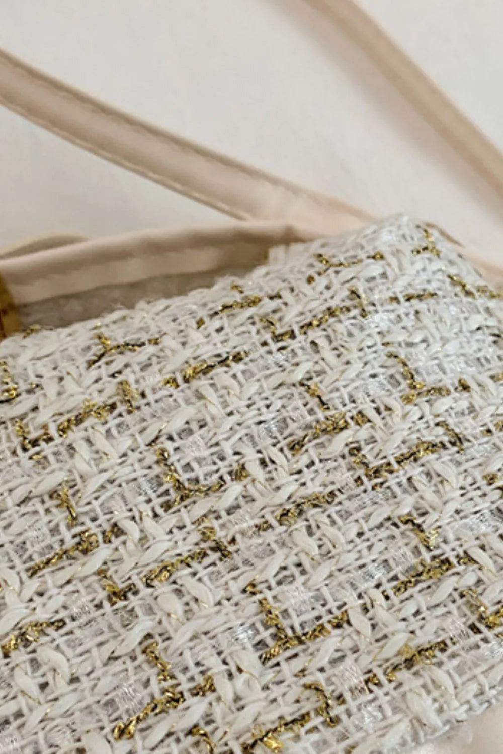 Woven Removable Strap Shoulder Bag - Handbags by Trendsi | Available at Handbags Specialist Headquarter