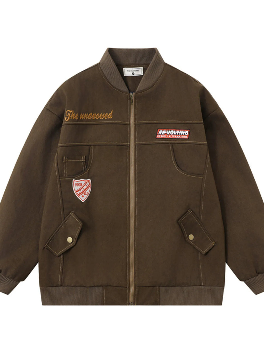 Men's Zip Up Long Sleeve Jacket - Men's jackets by Trendsi | Available at Handbags Specialist Headquarter