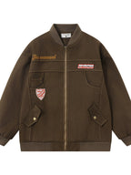 Men's Zip Up Long Sleeve Jacket - Men's jackets by Trendsi | Available at Handbags Specialist Headquarter