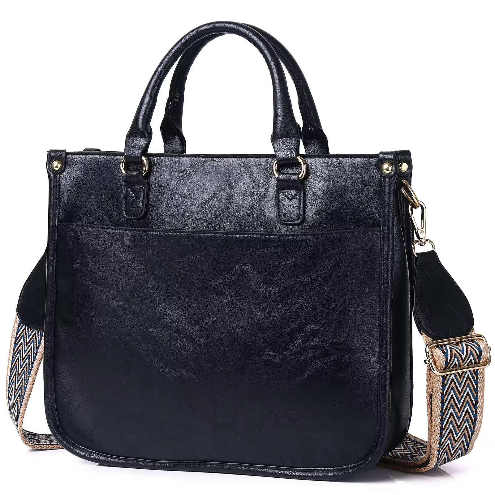 AUYOCO Chic Vegan Leather Crossbody Bag with Strap -  by Handbags Specialist Headquarter | Available at Handbags Specialist Headquarter