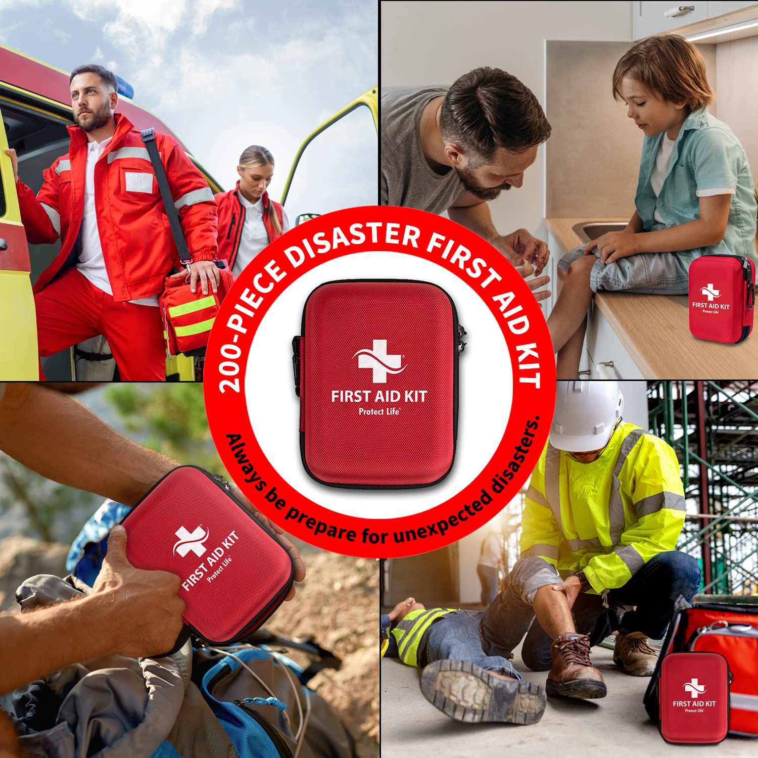 Protect Life Ultimate Survival First Aid Kit -  by Handbags Specialist Headquarter | Available at Handbags Specialist Headquarter