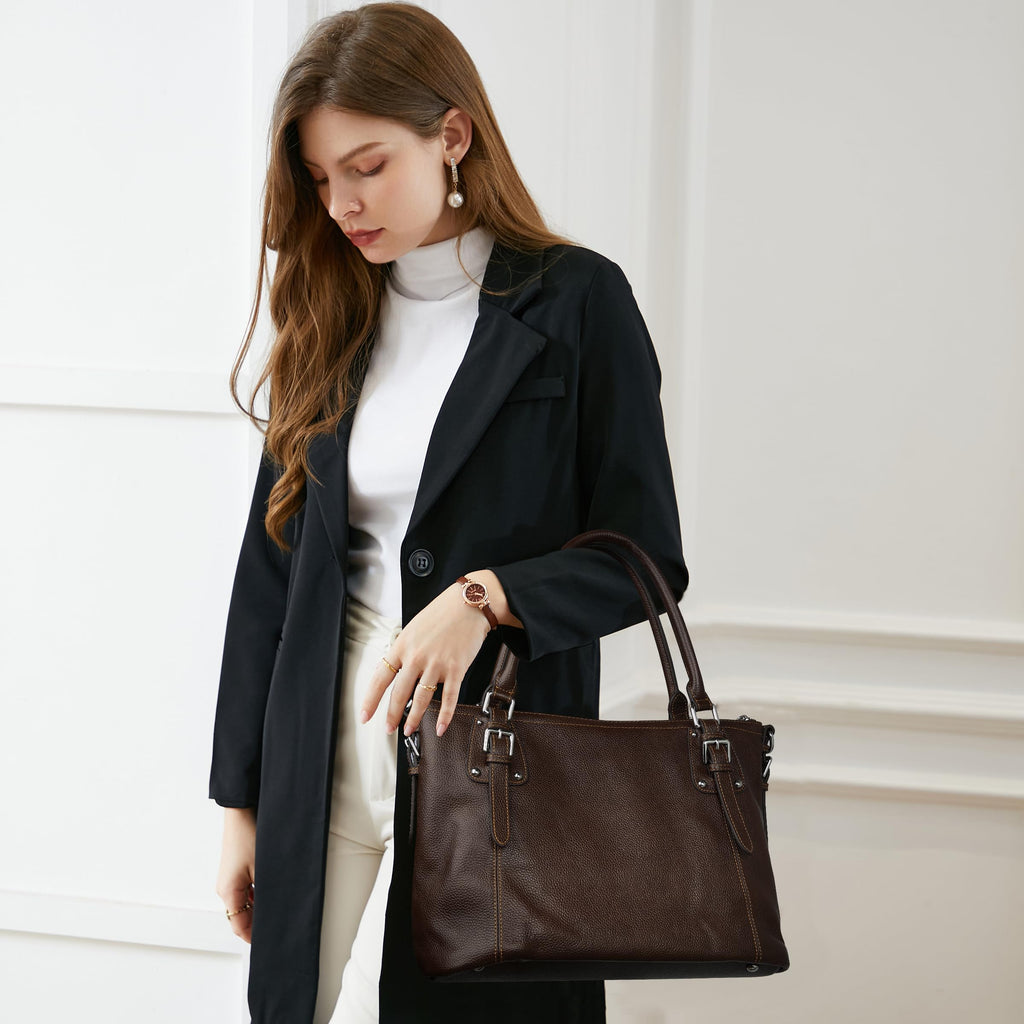 Genuine Leather Women's Tote Shoulder Bag