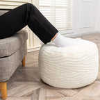 VersaPouf: Unstuffed Ottoman & Foot Rest Cover - Decor by Handbags Specialist Headquarter | Available at Handbags Specialist Headquarter