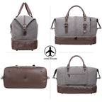 Weekender Overnight Travel Bag with Shoe Pouch