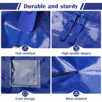 6 Pack XL Heavy Duty Moving Bags - Dark Blue