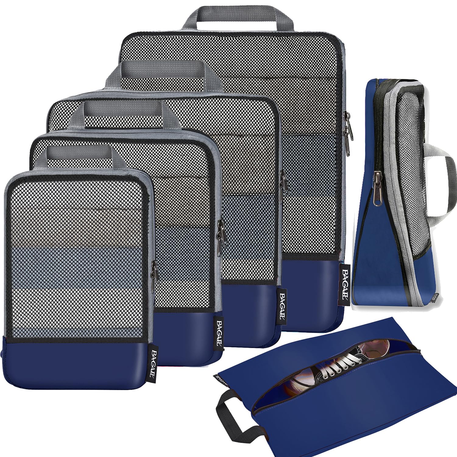BAGAIL Expandable Travel Compression Cubes Set -  by Handbags Specialist Headquarter | Available at Handbags Specialist Headquarter