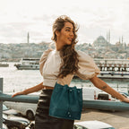 AFKOMST Chic Leather Bucket & Crossbody Bag Set -  by Handbags Specialist Headquarter | Available at Handbags Specialist Headquarter