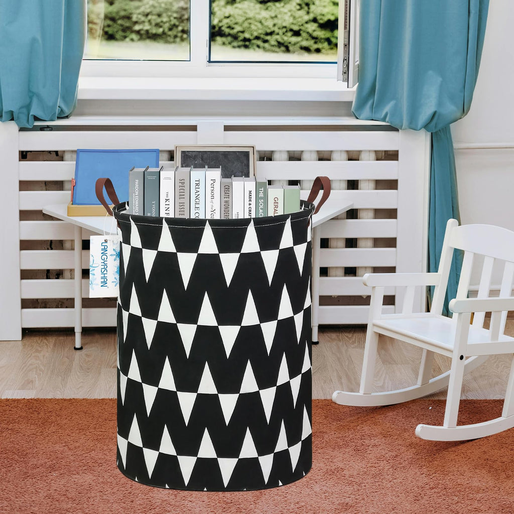 Collapsible Canvas Hamper by LANGYASHAN - Laundry Baskets by Handbags Specialist Headquarter | Available at Handbags Specialist Headquarter