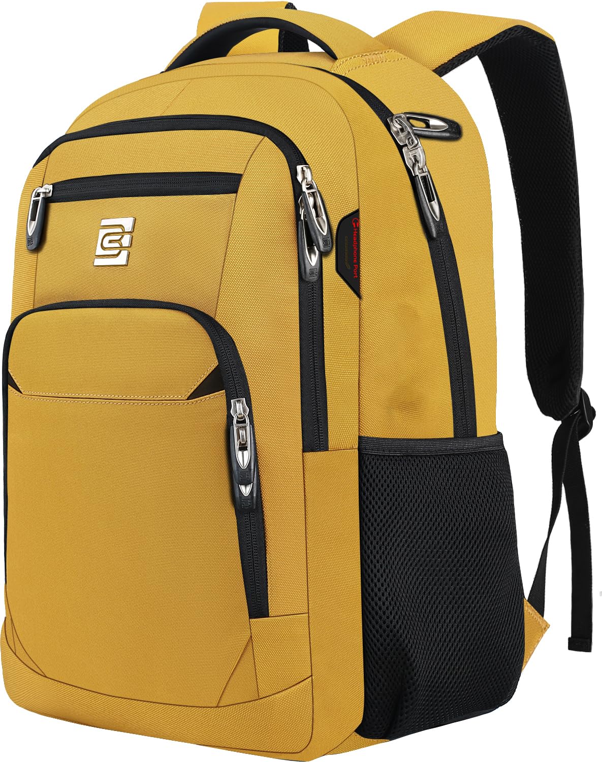 Volher Anti-Theft USB Laptop Backpack - Rose Red