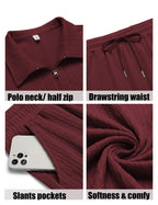 COOFANDY Men's 2 Piece Polo Shirt & Shorts Set