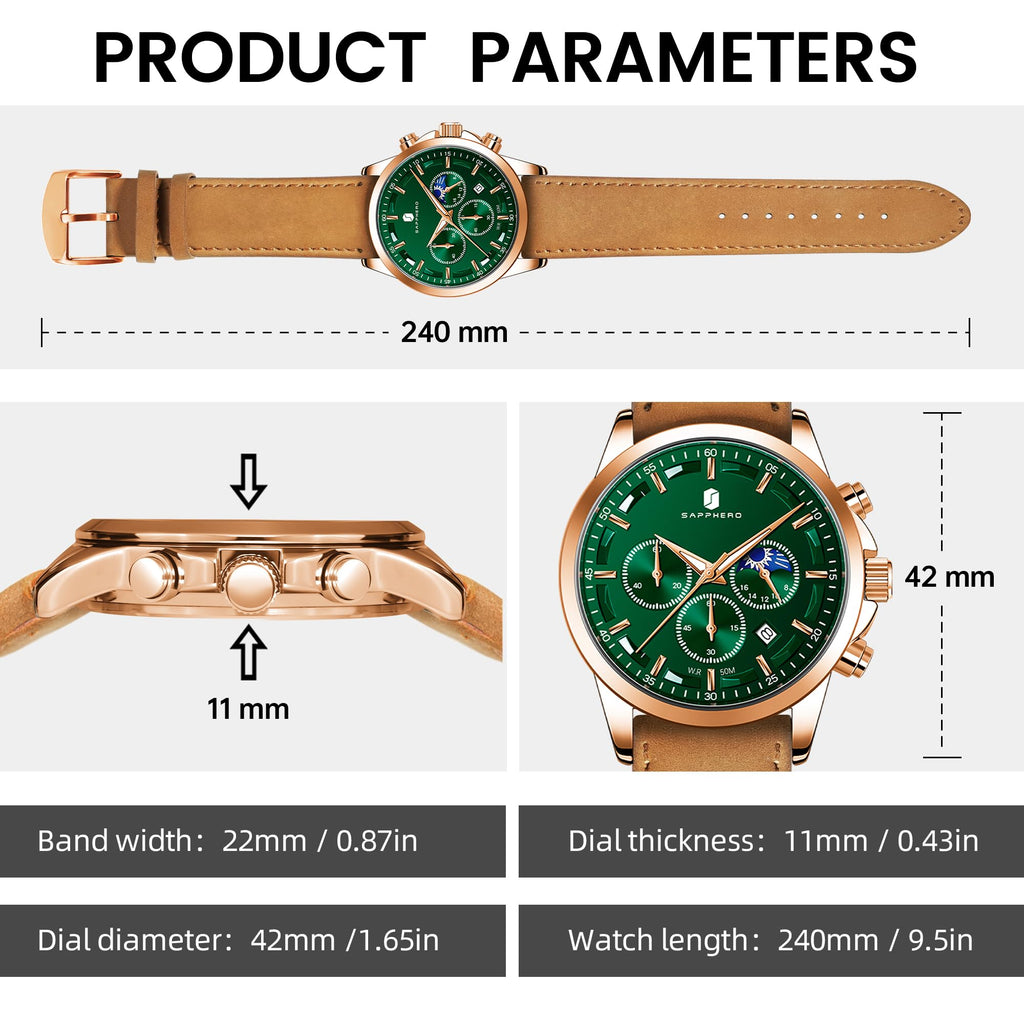 Benyar ChronoPro: Men's Quartz Fashion Watch