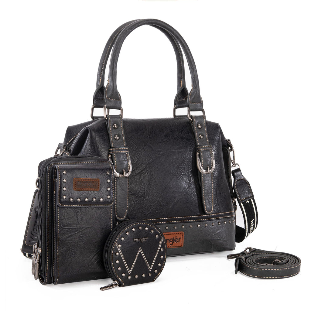Wrangler Women's Trio: Satchel, Phone Bag & Coin Purse