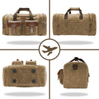 Wildroad 50L Waxed Canvas Waterproof Duffle Bag