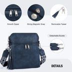 Tassel Charm Crossbody Bag for Women -  by Handbags Specialist Headquarter | Available at Handbags Specialist Headquarter