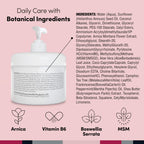 Penetrex Cream Duo Pack 2oz and 4oz jars with botanical ingredients label showing Arnica, Vitamin B6, Boswellia Serrata, and . - Penetrex Cream Duo Pack - 2oz & 4oz Jars - 4 Ounce (Pack of 1) - Handbags Specialist Headquarter