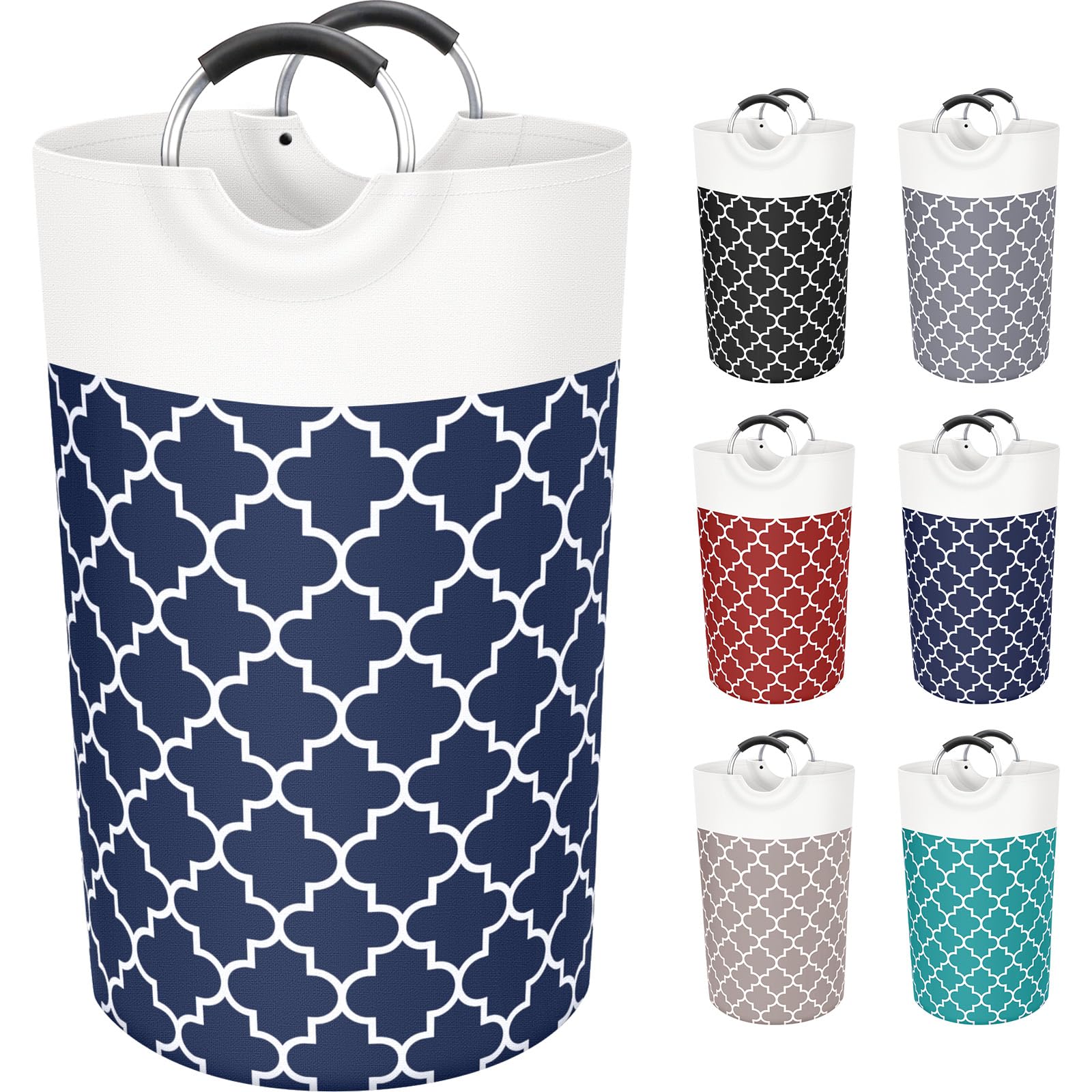 Collapsible Hamper Bag - Grey - Laundry Baskets by Handbags Specialist Headquarter | Available at Handbags Specialist Headquarter