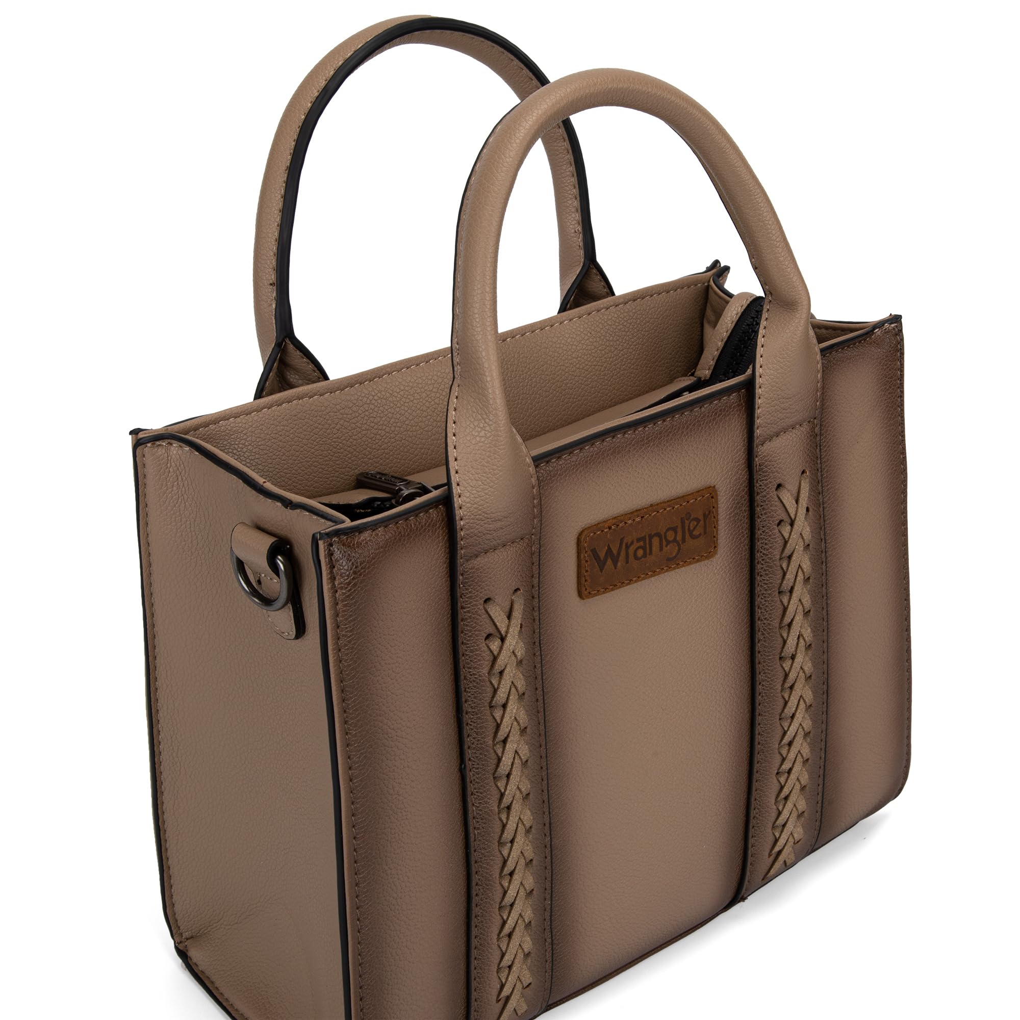 Western Chic Wrangler Tote: Vegan Leather, Versatile Strap