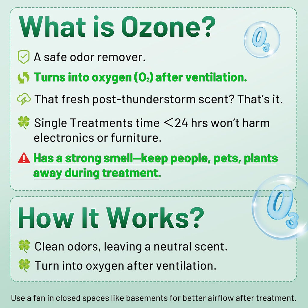 Industrial Ozone Generator 45,000mg/h Odor Clean