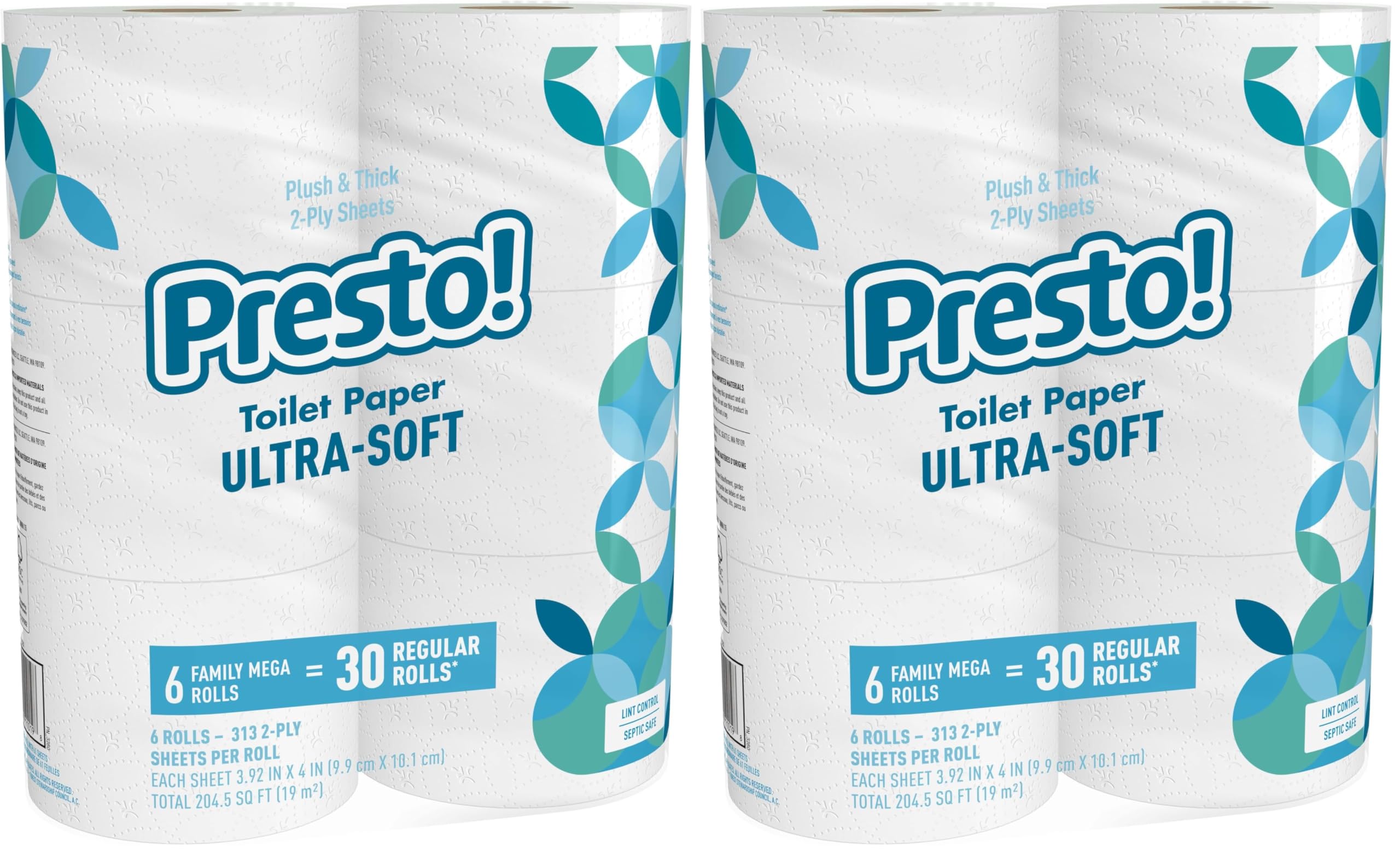 Presto! Ultra-Soft 2-Ply Family Mega Rolls Pack -  by Handbags Specialist Headquarter | Available at Handbags Specialist Headquarter