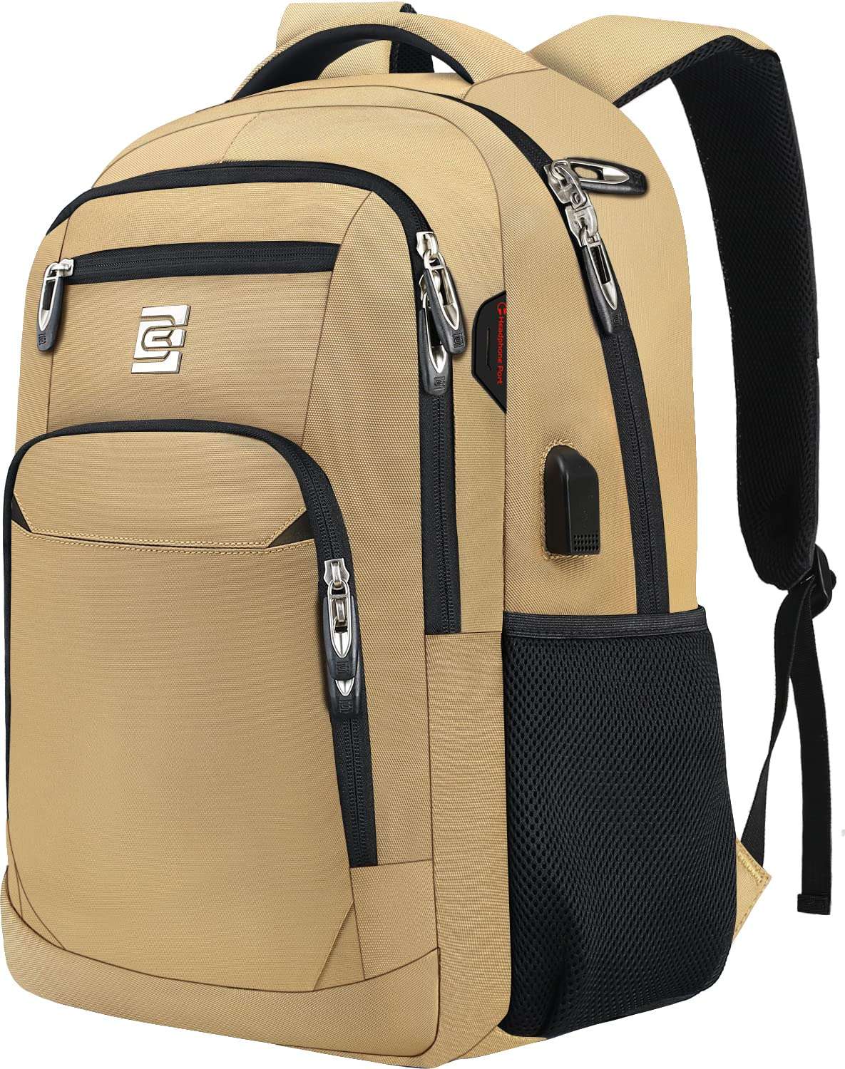 SecureSlim Laptop Backpack with USB & Water Resistance - Backpack Bags by Handbags Specialist Headquarter | Available at Handbags Specialist Headquarter
