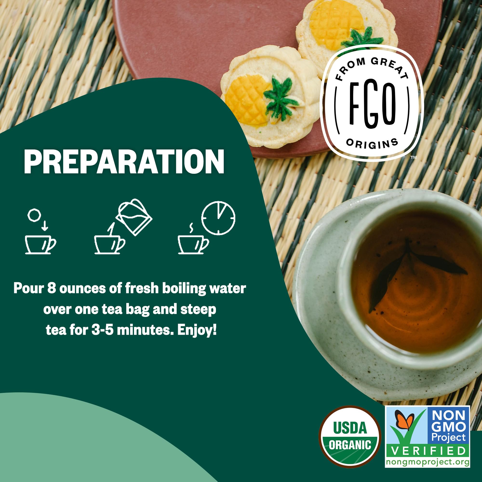 ElderZen Organic Tea - Caffeine-Free Eco Bags -  by Handbags Specialist Headquarter | Available at Handbags Specialist Headquarter