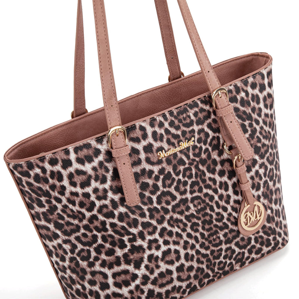 Leopard Luxe: Montana West 3pc Tote & Satchel Set