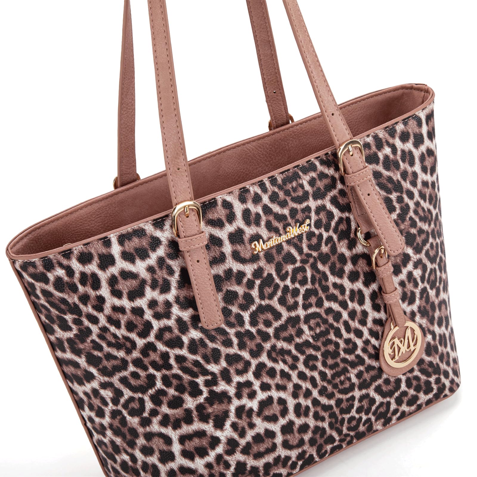 Leopard Luxe: Montana West 3pc Tote & Satchel Set