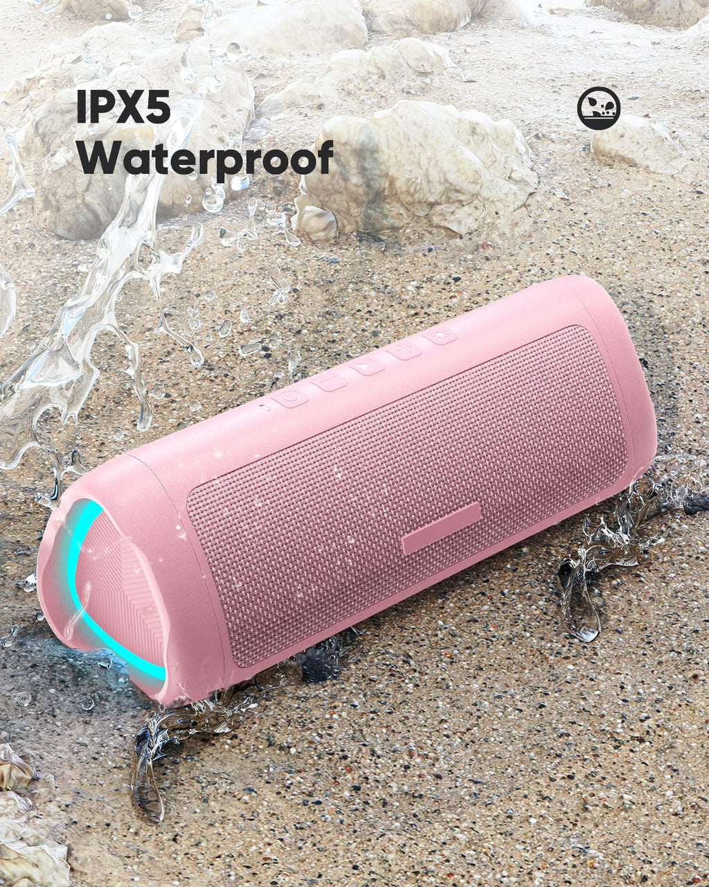 EchoVibe: Portable Waterproof Bluetooth Speaker - Decor by Handbags Specialist Headquarter | Available at Handbags Specialist Headquarter