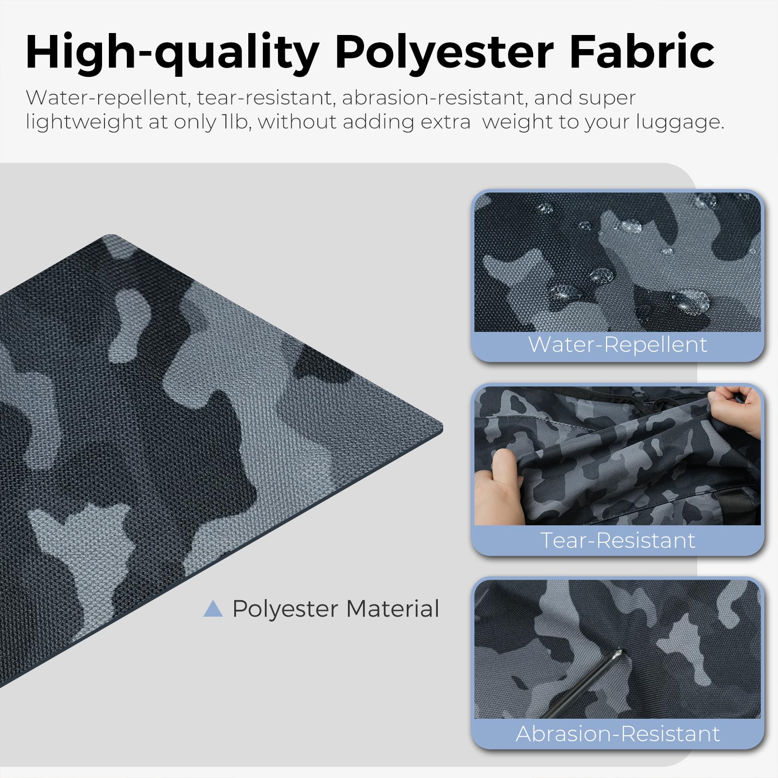 VoyageMax 65L Foldable Duffel - Water-Repellent