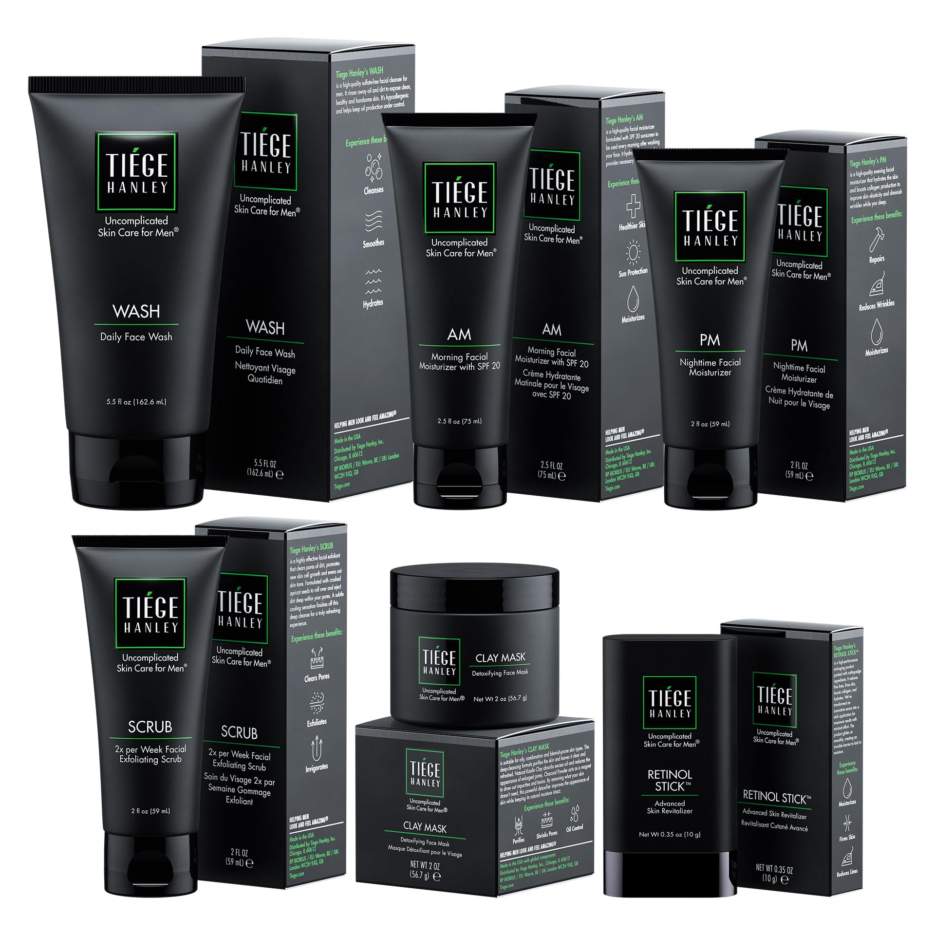 Tiege Hanley Men's Skin Care Set - Level 1 Kit