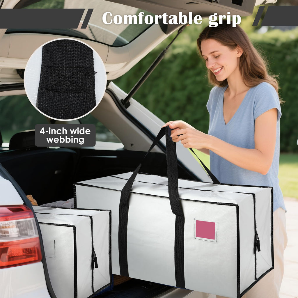 6 Pack XL Heavy Duty Moving Bags - Dark Blue