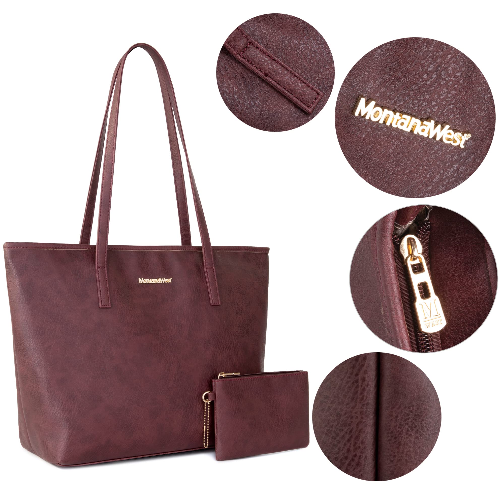 Montana Charm: Vegan Leather Tote & Shoulder Bag