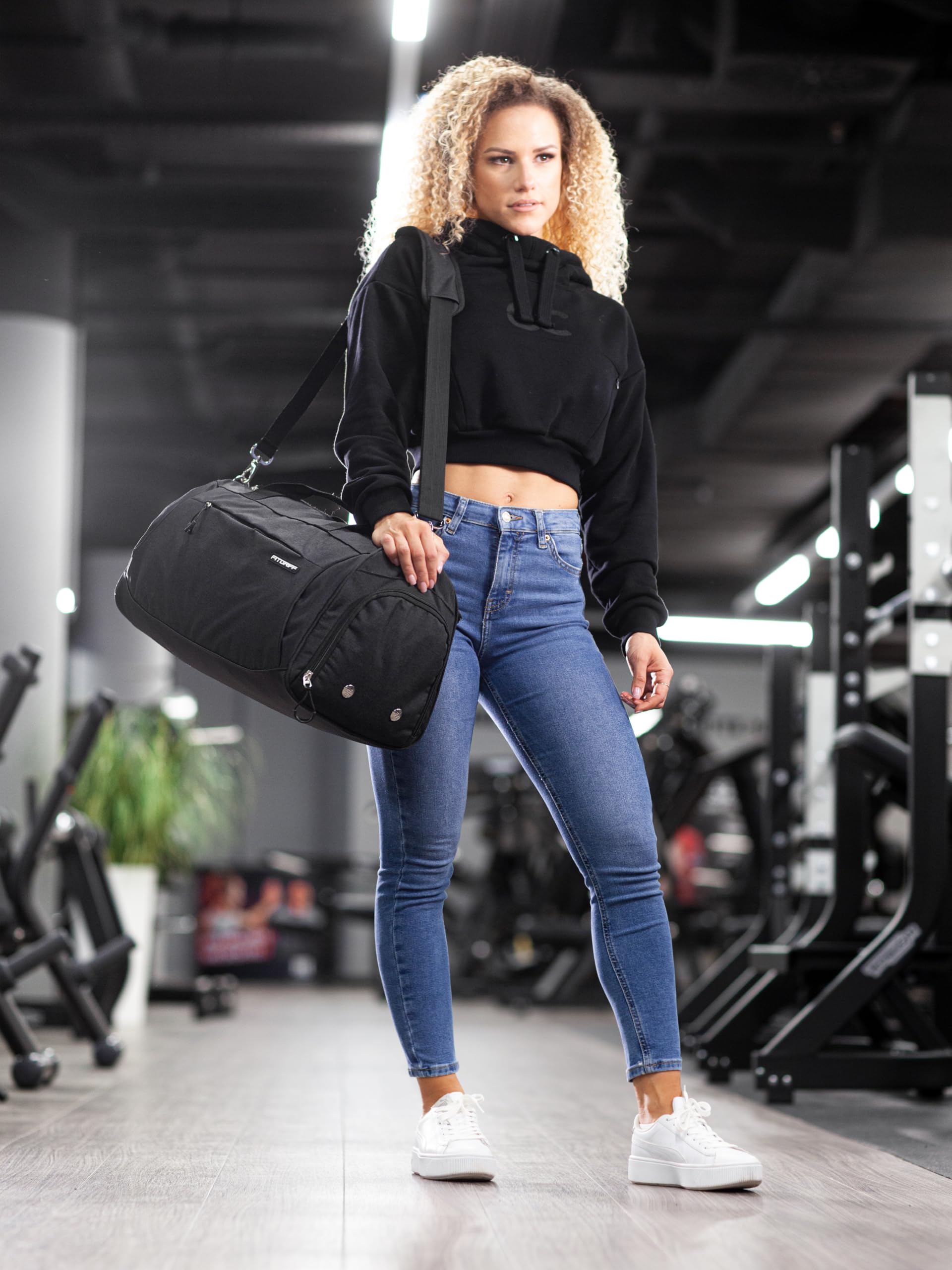 Fitgriff® Gym Bag with Shoe & Wet Compartment