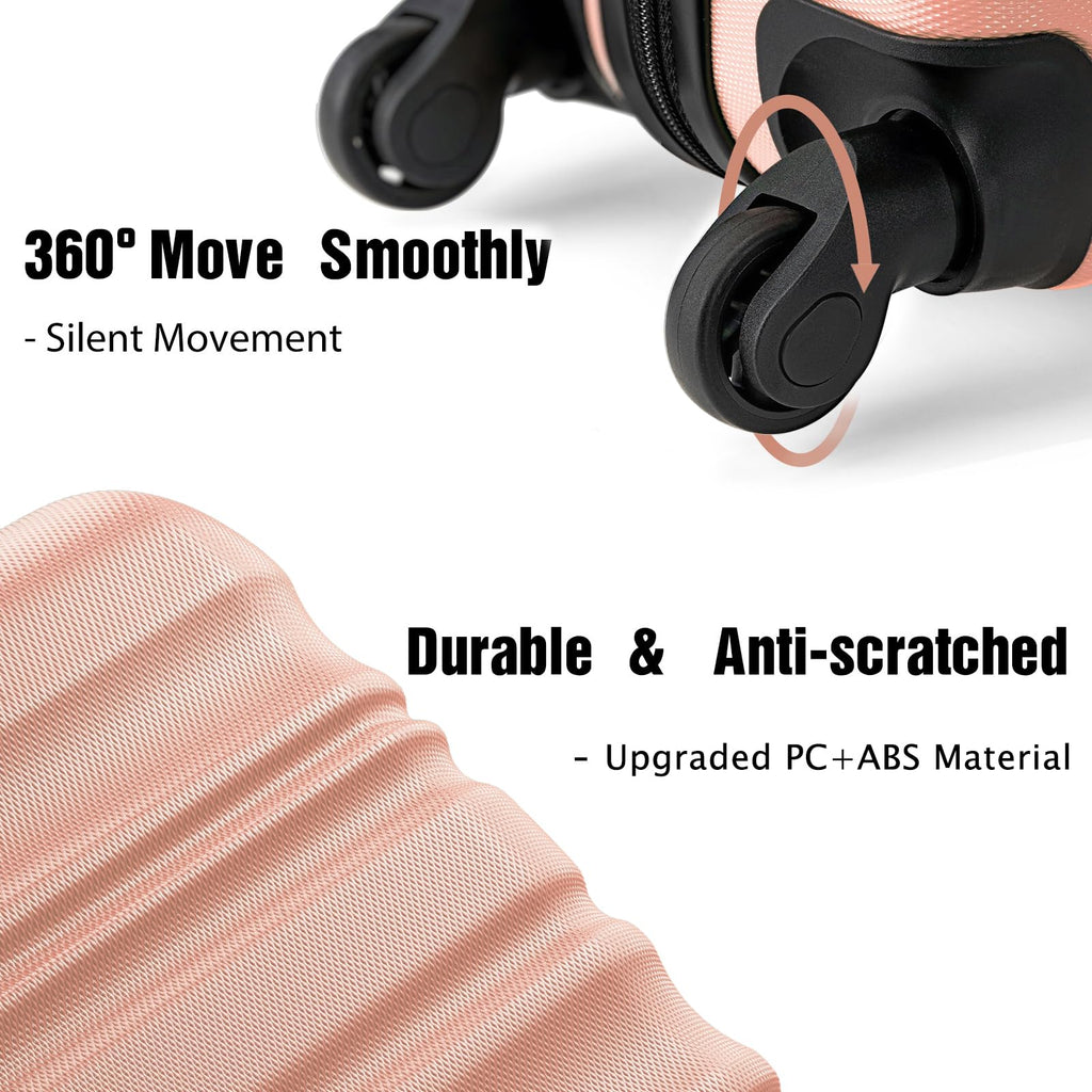 VoyagePro 6-Piece Hardshell Luggage Set - Luggage Travel Bags by Handbags Specialist Headquarter | Available at Handbags Specialist Headquarter