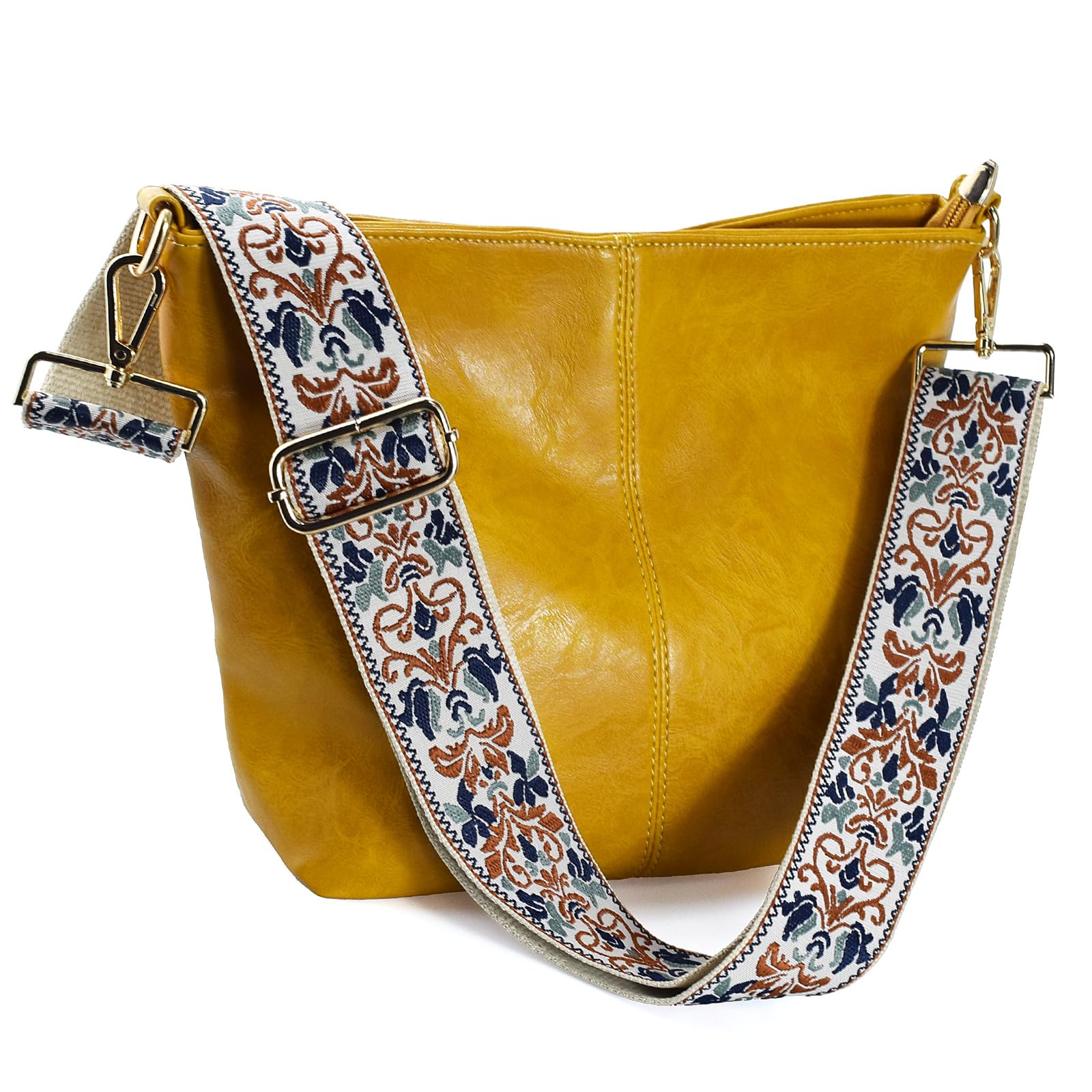 ChicHobo Vegan Leather Crossbody Bag with Strap -  by Handbags Specialist Headquarter | Available at Handbags Specialist Headquarter