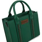 Western Chic Wrangler Tote: Vegan Leather, Versatile Strap