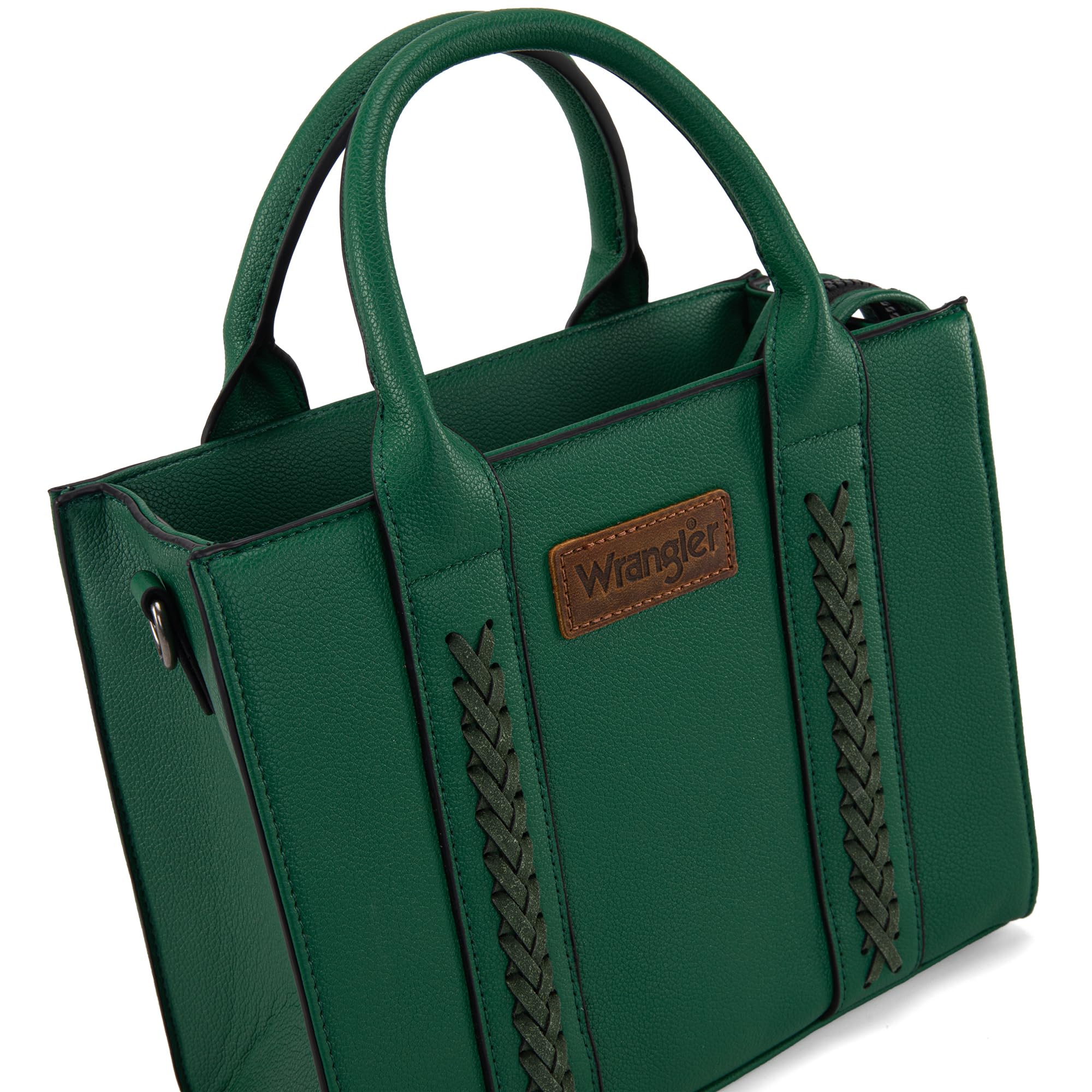 Western Chic Wrangler Tote: Vegan Leather, Versatile Strap
