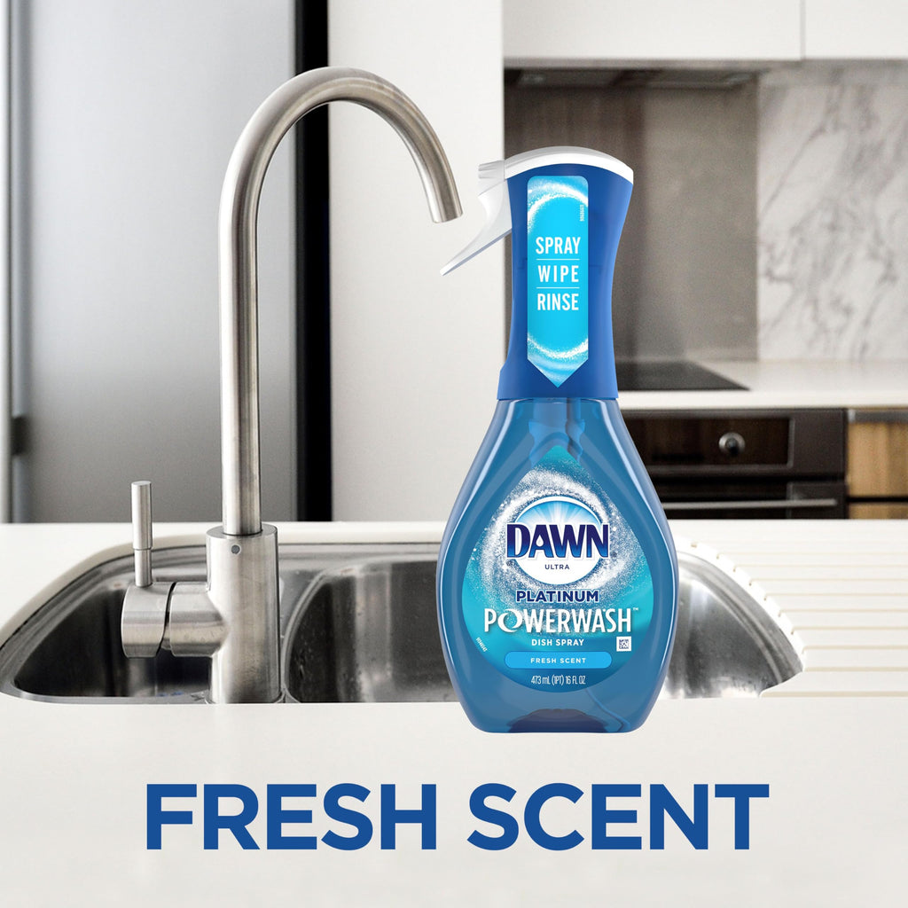 Dawn Powerwash Fresh: 1 Spray + 3 Refill Bundle - Dish Soap Liquid by Handbags Specialist Headquarter | Available at Handbags Specialist Headquarter